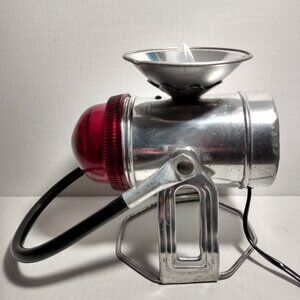 Vintage Railroad Style Lantern Converted To Electric Lamp One Of A Kind